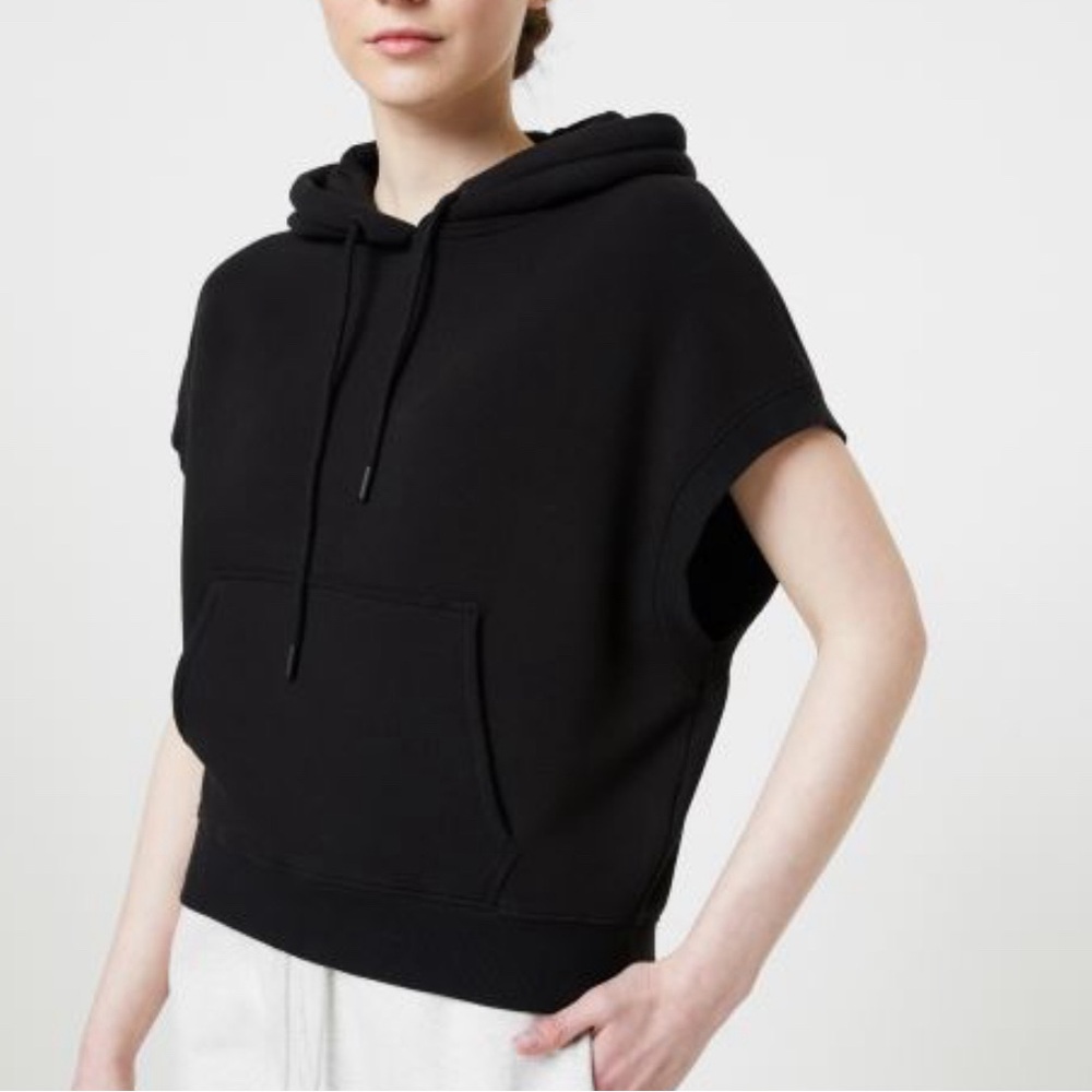 UGG Jessikha sleeveless black hoodie. BNWOT. Size medium.